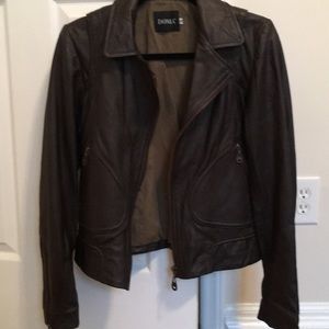 Doma brown leather jacket